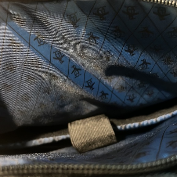 ORIGINAL PENGUIN 9 Pocket Laptop Backpack Padded back & straps - Black - Picture 14 of 16